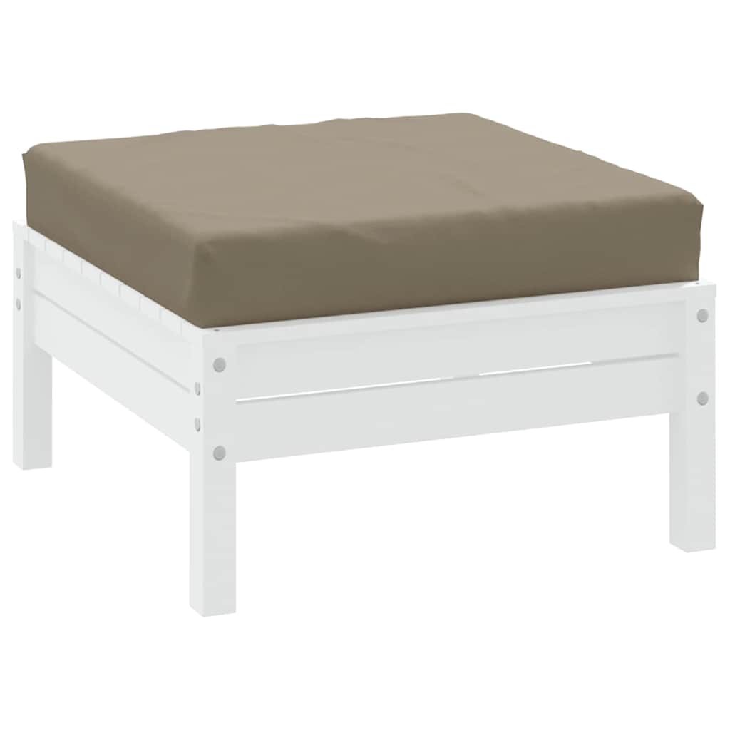 Vidaxl palletkussen 60x60x6 cm oxford stof taupe