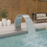 Vidaxl Schwimmbadbrunnen mit LEDs 22x60x70 cm Edelstahl 304
