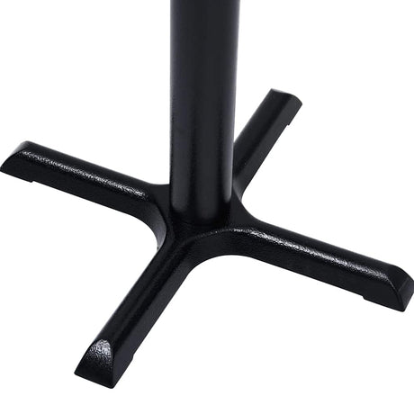 Vidaxl bistrotafelpoot 56x56x107 cm gietijzer zwart