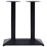 Vidaxl bistrotafelpoot 70x40x72 cm gietijzer zwart