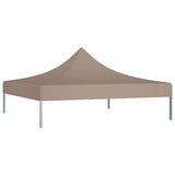 Vidaxl -Party -Zeltdach 270 g m² 3x3 m Taupe