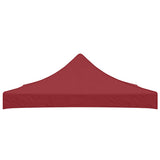 Vidaxl Party Zeltdach 270 g m² 3x3 m Bordeaux rot