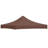 Vidaxl -Party -Zeltdach 270 g m² 3x3 m braun