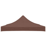 Vidaxl -Party -Zeltdach 270 g m² 3x3 m braun
