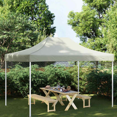 VIDAXL -Party -Zeltdach 270 g m² 4,5 x 3 m cremefarben