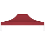 Vidaxl Party Zeltdach 270 g m² 4,5 x 3 M Bordeaux Rot