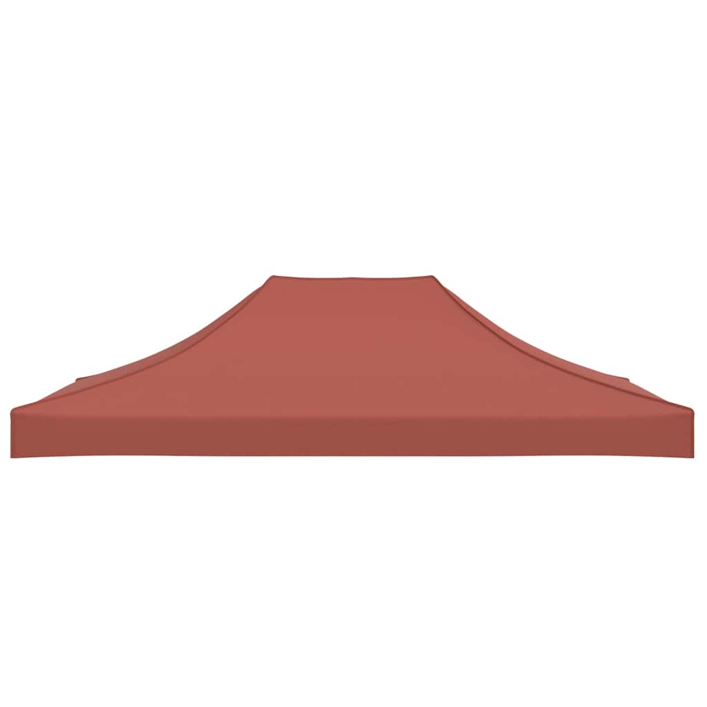 VIDAXL -Party -Zeltdach 270 g m² 4,5 x 3 m Terrakotta -ausgelöst