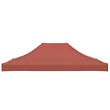VIDAXL -Party -Zeltdach 270 g m² 4,5 x 3 m Terrakotta -ausgelöst
