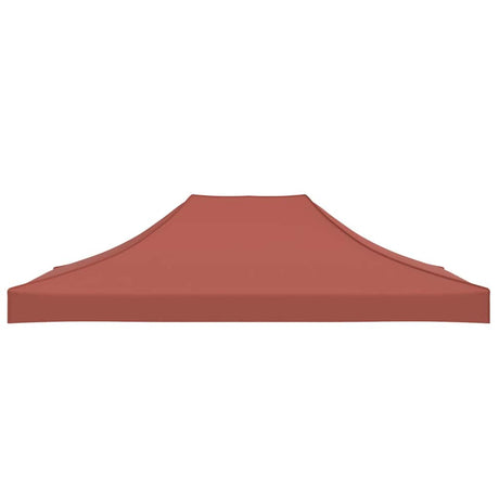 VIDAXL -Party -Zeltdach 270 g m² 4,5 x 3 m Terrakotta -ausgelöst