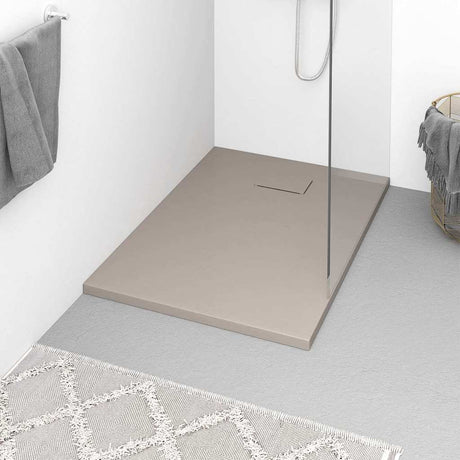Vidaxl Duschschale 100x70 cm SMC Brown