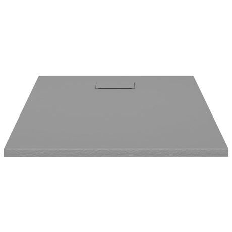 Vidaxl Duschschale 100x80 cm SMC Grau