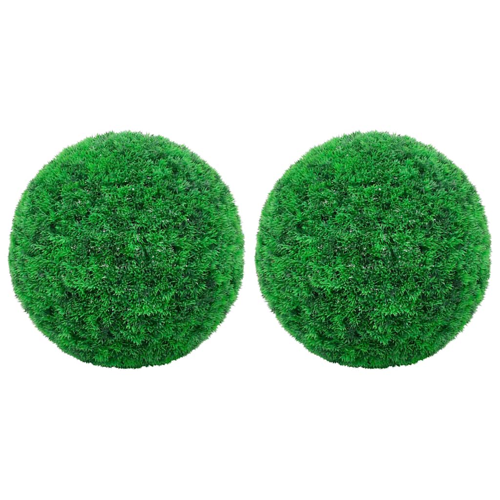 VIDAXL KUNSTBUXUS BUBS 2 PCS 27 cm
