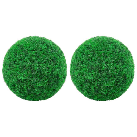 Vidaxl kunstbuxus -Lampen 2 PCs 35 cm
