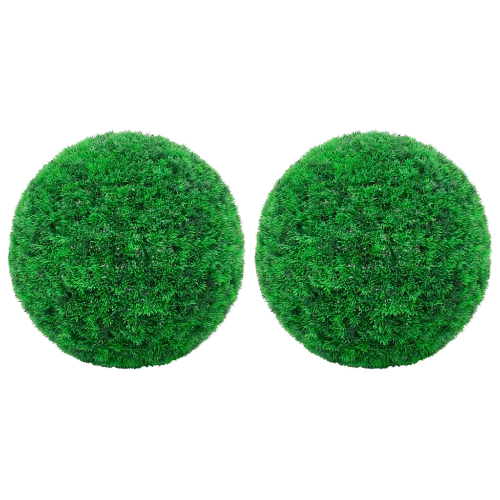 Vidaxl kunstbuxus -Lampen 2 PCs 35 cm
