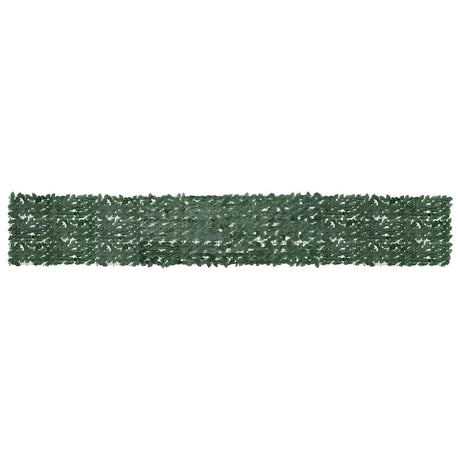 Vidaxl Balkon Bildschirm mit dunkelgrünen Blättern 500x75 cm