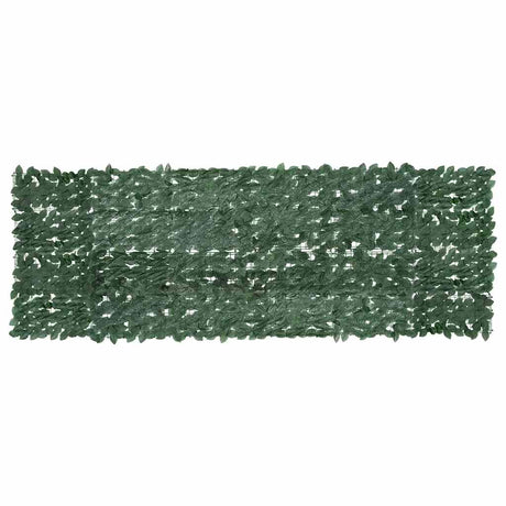 Vidaxl Balkon Bildschirm mit dunkelgrünen Blättern 300x100 cm