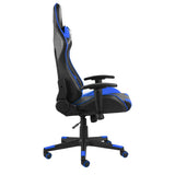 Vidaxl gamestoel draaibaar pvc blauw