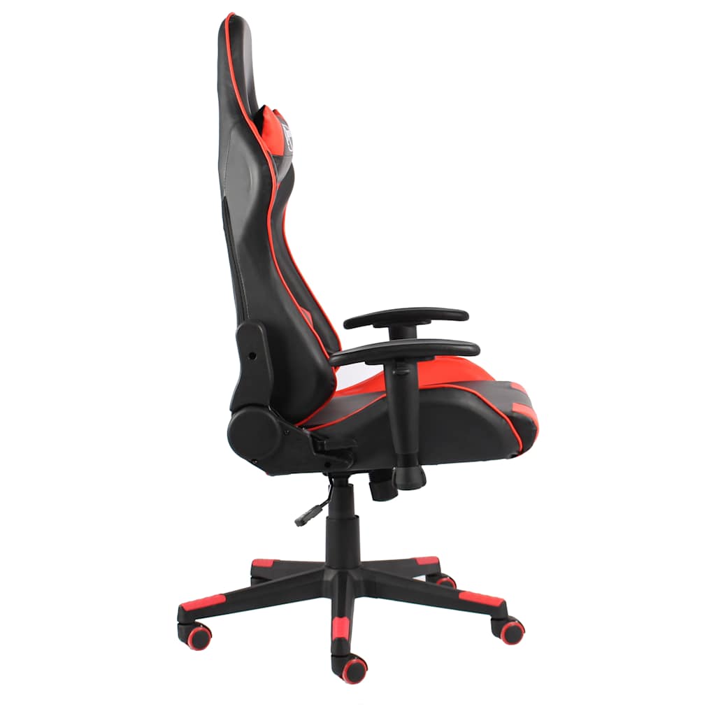 Vidaxl gamestoel draaibaar pvc rood