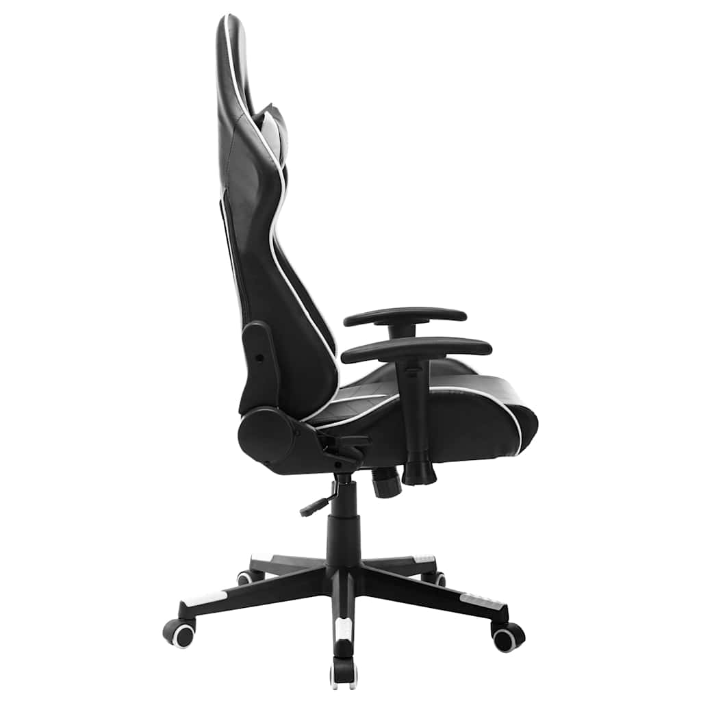 Vidaxl gamestoel kunstleer zwart en wit