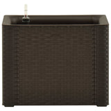 VIDAXL -Pflanzer hoch mit selbstständigem System 43x43x33 cm Mokka