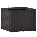 VIDAXL -Pflanzer hoch mit selbstständigem System 43x43x33cm Anthrazit