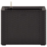 VIDAXL -Pflanzer hoch mit selbstständigem System 43x43x33cm Anthrazit