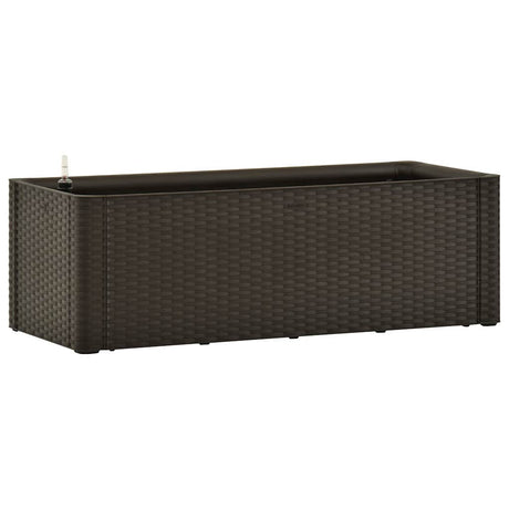 VIDAXL -Pflanzer hoch mit selbstständigem System 100x43x33 cm Mokka