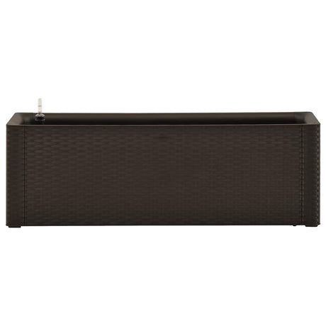 VIDAXL -Pflanzer hoch mit selbstständigem System 100x43x33 cm Mokka