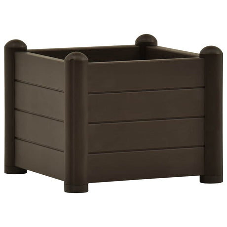VIDAXL -Pflanzer Insert 43x43x35 cm pp mokka