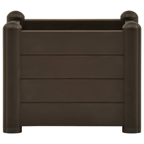 VIDAXL -Pflanzer Insert 43x43x35 cm pp mokka