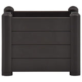 VIDAXL -Pflanzer erhöhte 43x43x35 cm PP Anthrazit