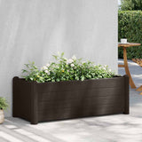 VIDAXL -Planungsbox 100x43x35 cm pp Mokka erhöht