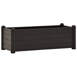 VIDAXL -Pflanzer erhoben 100x43x35 cm PP Anthrazit