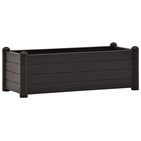 VIDAXL -Pflanzer erhoben 100x43x35 cm PP Anthrazit