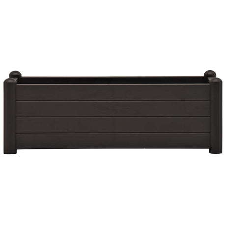 VIDAXL -Pflanzer erhoben 100x43x35 cm PP Anthrazit