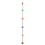 Vidaxl -Kletterseil mit Scheiben 200 cm
