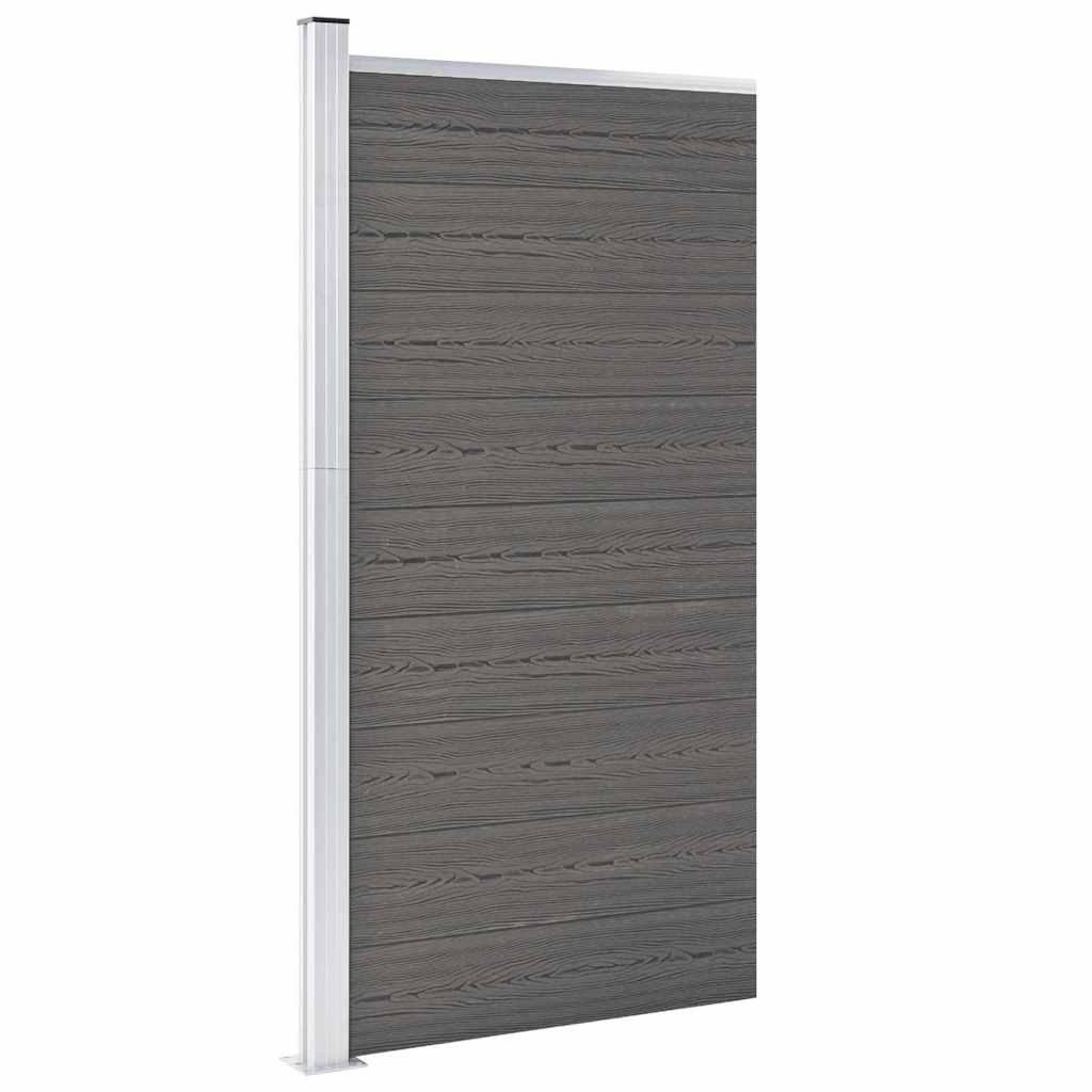Vidaxl -Zauntafel 95x186 cm HKC Grau