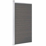 Vidaxl -Zauntafel 95x186 cm HKC Grau