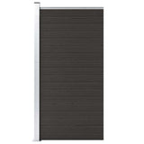 Vidaxl -Zauntafel 95x186 cm HKC Schwarz
