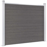 VIDAXL -Zauntafel 180x146 cm HKC Grau