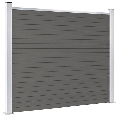 VIDAXL -Zauntafel 180x146 cm HKC Grau