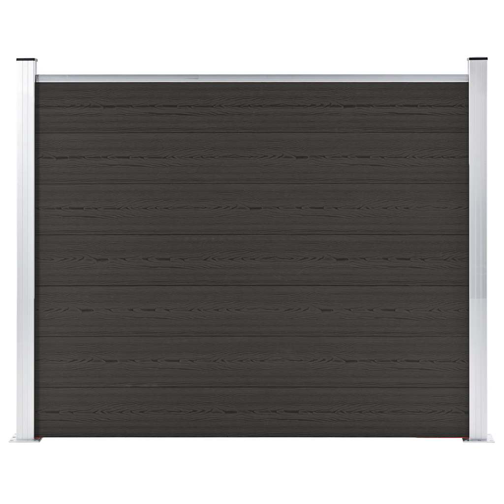 VIDAXL -Zauntafel 180x146 cm HKC Schwarz