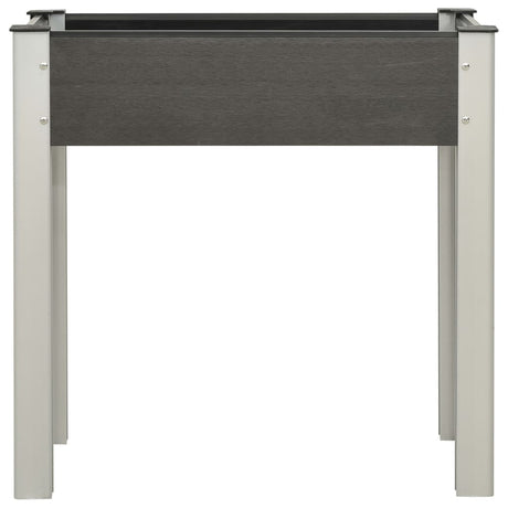 VIDAXL -Pflanzer erhöht 75 x 40 x 75 cm HKC Grau