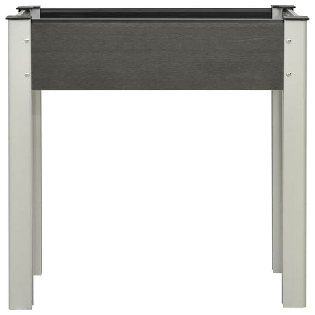 VIDAXL -Pflanzer erhöht 75 x 40 x 75 cm HKC Grau