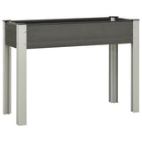 VIDAXL -Pflanzer erhoben 100x40x75 cm HKC Grau