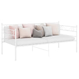Vidaxl slaapbankframe metaal wit 90x200 cm