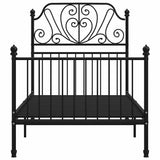 Vidaxl bedframe metaal zwart 100x200 cm