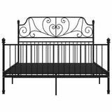 Vidaxl bedframe metaal zwart 160x200 cm