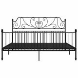 Vidaxl bedframe metaal zwart 200x200 cm