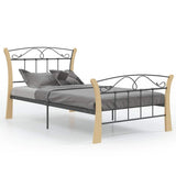 Vidaxl bedframe metaal zwart 100x200 cm
